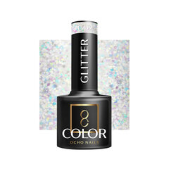 Ocho nails hübriid glitterlakk, g02 -5 g hind ja info | Küünelakid, küünetugevdajad | kaup24.ee