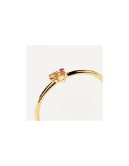 PDPAOLA Романтичное позолоченное серебряное кольцо ROSÉ BLUSH AN01-192 цена и информация | Кольца | kaup24.ee