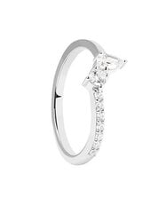 PDPAOLA Красивое серебряное кольцо с цирконами Ava Essentials AN02-863 цена и информация | Кольцо | kaup24.ee