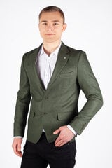 Пиджак мужской Frappoli, зеленый цена и информация | Мужские пиджаки | kaup24.ee