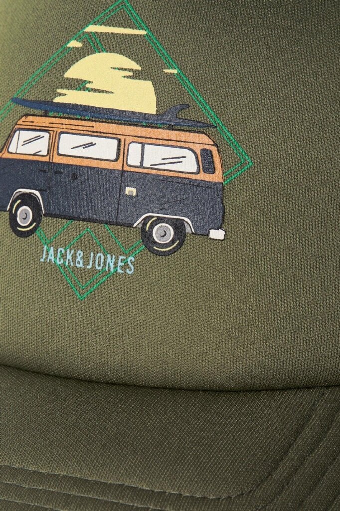 Nokamüts meestele Jack & Jones 12249972OILGREEN-OS цена и информация | Meeste sallid, mütsid ja kindad | kaup24.ee