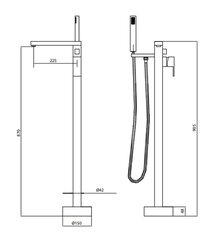 Vannisegisti Besco Varium Chrome hind ja info | Vannitoa segistid | kaup24.ee