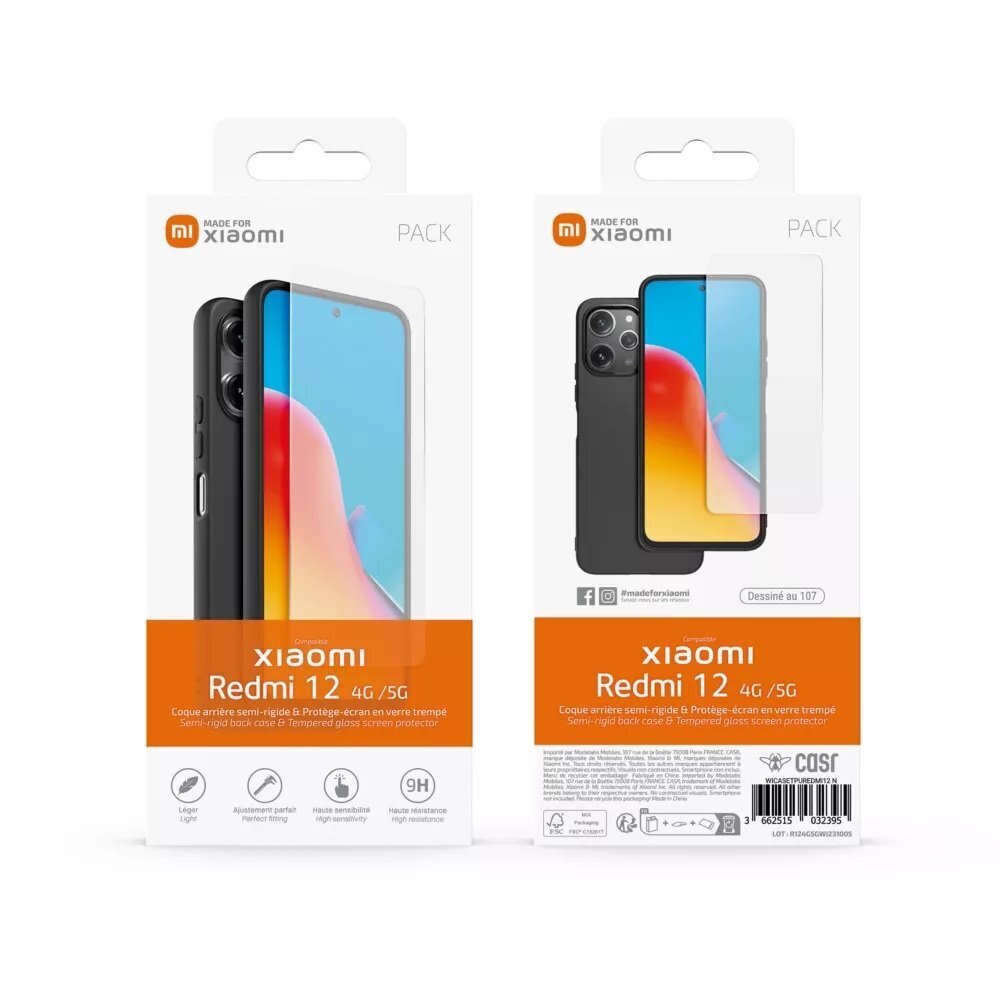 Made for Xiaomi TPU Cover + Tempered Glass 3662515032395 hind ja info | Ekraani kaitsekiled | kaup24.ee