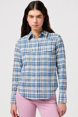 Рубашка женская Wrangler 112350329, синяя цена и информация | Женские блузки, рубашки | kaup24.ee