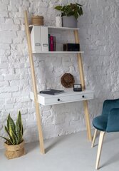 Redeliriiul koos lauaga LENO, 79x183 cm, Valge - Tamm hind ja info | Arvutilauad, kirjutuslauad | kaup24.ee