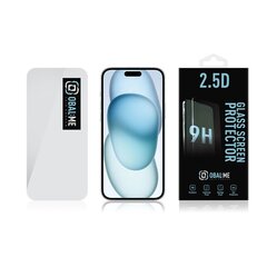 OBAL:ME 2.5D Glass Screen Protector for Apple iPhone 15 Pro Max Clear цена и информация | Защитные пленки для телефонов | kaup24.ee