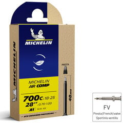 Jalgratta sisekumm Michelin Air Comp Ultralight GAL-FV 48MM 700 x 18/25 hind ja info | Jalgratta sisekummid ja rehvid | kaup24.ee