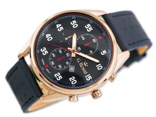 часы g. rossi - 7116a (zg215f) + коробка цена и информация | Мужские часы | kaup24.ee
