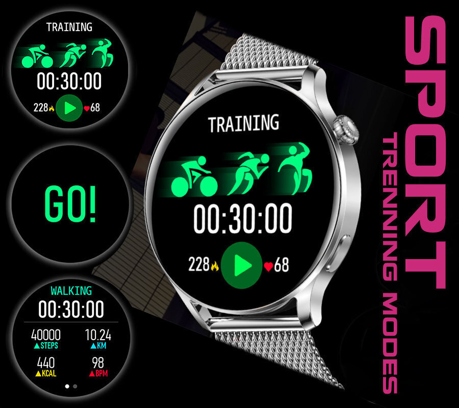 Nutikell Rubicon rnce81 (sr045c) hind ja info | Nutikellad (smartwatch) | kaup24.ee