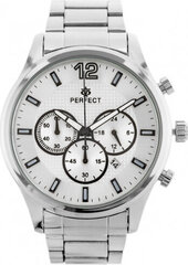 мужские часы-хронограф perfect ch01m (zp355e) + коробка цена и информация | Мужские часы | kaup24.ee