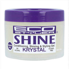 Juuksevaha Eco Styler Shine Gel Kristal, 89 ml hind ja info | Viimistlusvahendid juustele | kaup24.ee