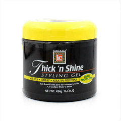 Моделирующий гель Fantasia IC Thick'n Shine Styling  Блеск Поддерживает объем Кератиновая (454 ml) цена и информация | Средства для укладки волос | kaup24.ee