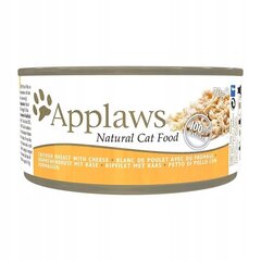 Applaws Cat Tin для взрослых кошек с курицей и сыром, 72x70 г цена и информация | Кошачьи консервы | kaup24.ee