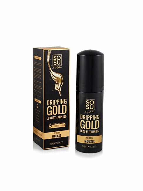 Isepruunistav vaht Sosu Dripping Gold Luxury Tanning Mousse Medium, 150 ml цена и информация | Isepruunistavad kreemid | kaup24.ee
