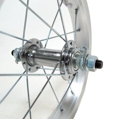 Переднее колесо 12 ", серебристый обод цена и информация | Покрышки, шины для велосипеда | kaup24.ee