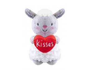 Plüüsist Valentini lammas südamega, 15 cm hind ja info | Pehmed mänguasjad | kaup24.ee