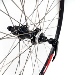 Заднее колесо 28/29", 36H, двойное, с быстросъемной гайкой цена и информация | Другие запчасти для велосипеда | kaup24.ee