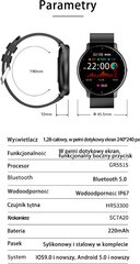 smartwatch unisex gravity gt1-4 - монитор сердечного ритма, циферблат с автоподзаводом (sg015d) цена и информация | Мужские часы | kaup24.ee