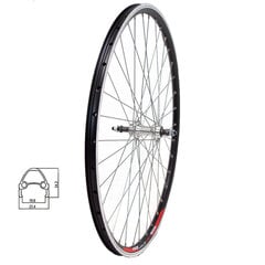 Заднее колесо HL20DA 28 " цена и информация | Покрышки, шины для велосипеда | kaup24.ee