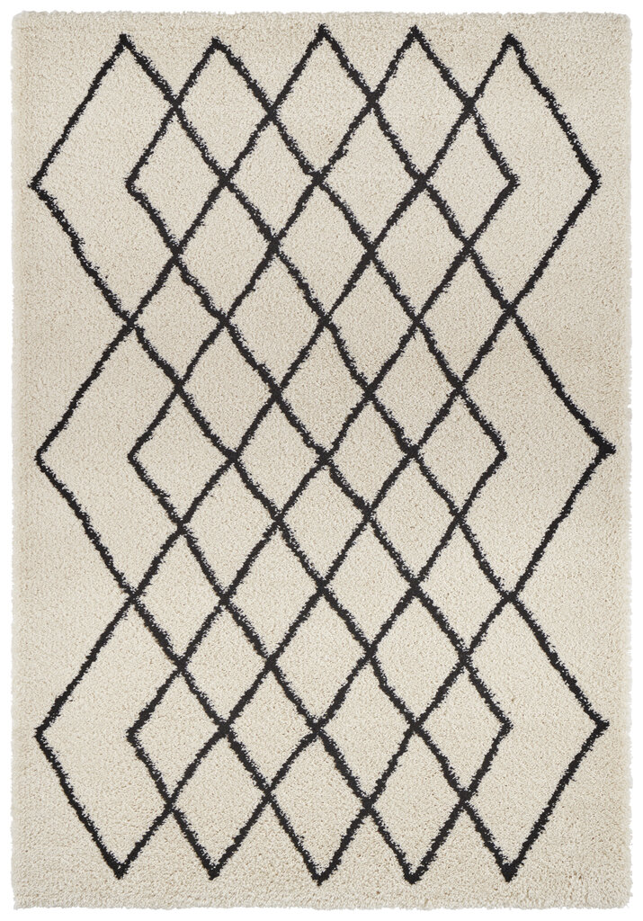 Vaip Mint Rugs Allure Cream Black, 80x150 cm цена и информация | Vaibad | kaup24.ee