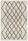 Vaip Mint Rugs Allure Cream Black, 80x150 cm цена и информация | Vaibad | kaup24.ee