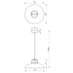 Rippvalgusti Felix 1xe27 hind ja info | Rippvalgustid | kaup24.ee