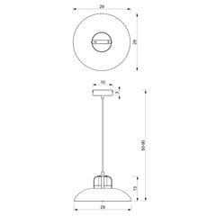 Rippvalgusti Felix 1xe27 hind ja info | Rippvalgustid | kaup24.ee