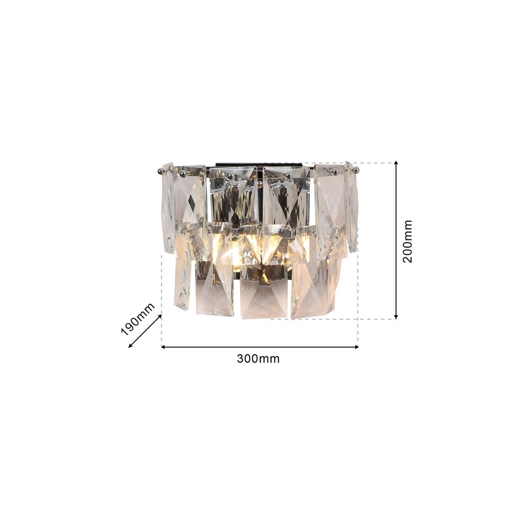 Seinalamp chelsea 2xe14 hind ja info | Seinavalgustid | kaup24.ee