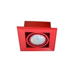 Laevalgusti Blocco punane 1x7w gu10 led hind ja info | Süvistatavad ja LED valgustid | kaup24.ee