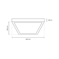 LED lamp, 18 w hind ja info | Laelambid | kaup24.ee