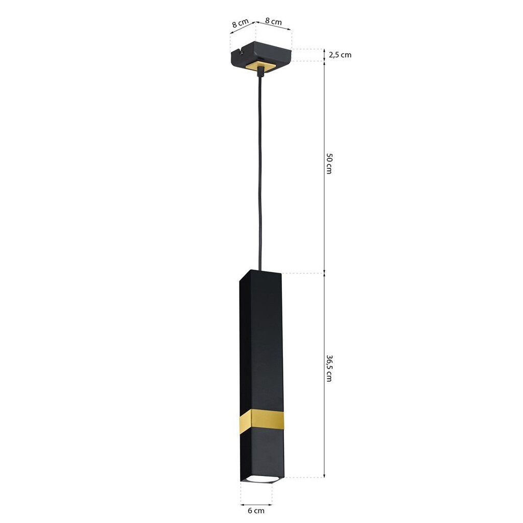 Rippvalgusti Vidar 1xgu10 hind ja info | Rippvalgustid | kaup24.ee