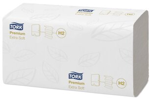 Листовые бумажные полотенца TORK Xpress Extra Multifold Premium, 100 листов, 2 слоя, целлюлоза 1 шт. цена и информация | Туалетная бумага, бумажные полотенца | kaup24.ee