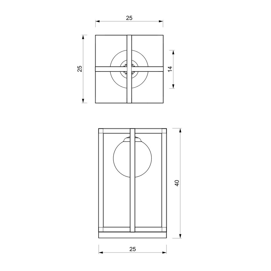 Diego laualamp 1xe14 hind ja info | Rippvalgustid | kaup24.ee