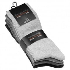 Sokid meestele, hall, 5 paari hind ja info | Meeste sokid | kaup24.ee