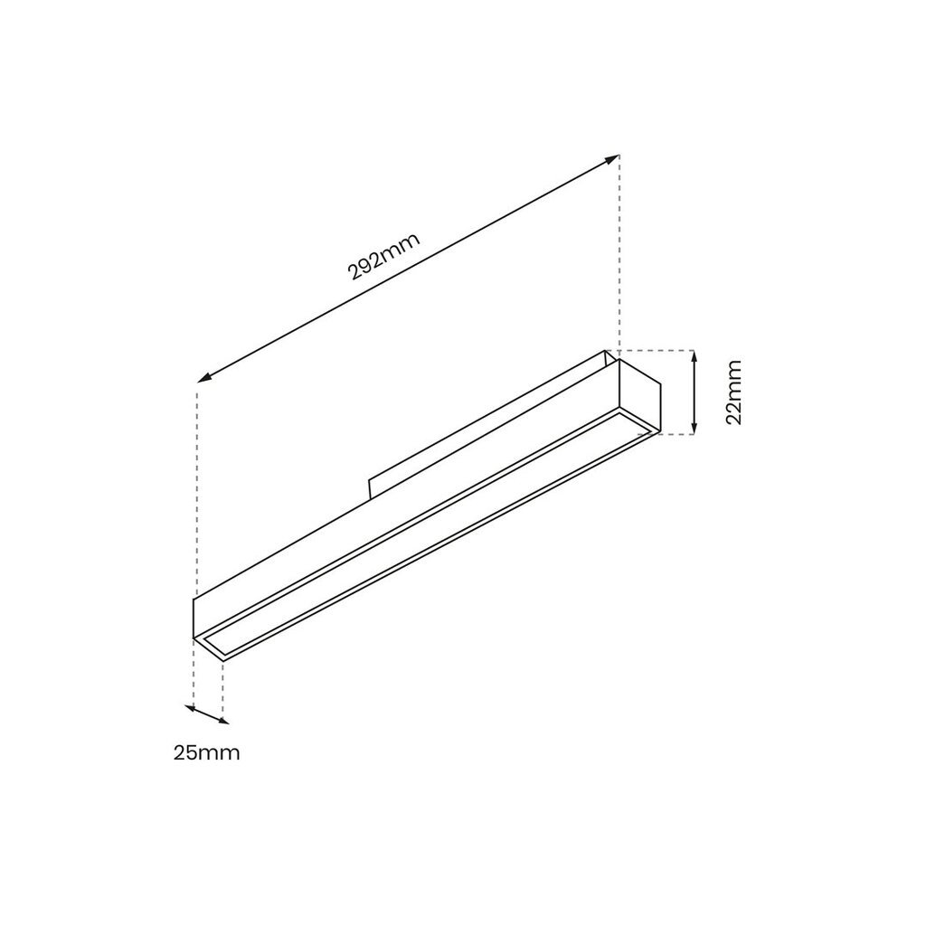 magnetiline rada 14w hind ja info | Rippvalgustid | kaup24.ee