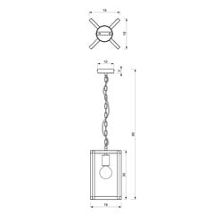 Arnold rippvalgusti 1xe27 hind ja info | Rippvalgustid | kaup24.ee