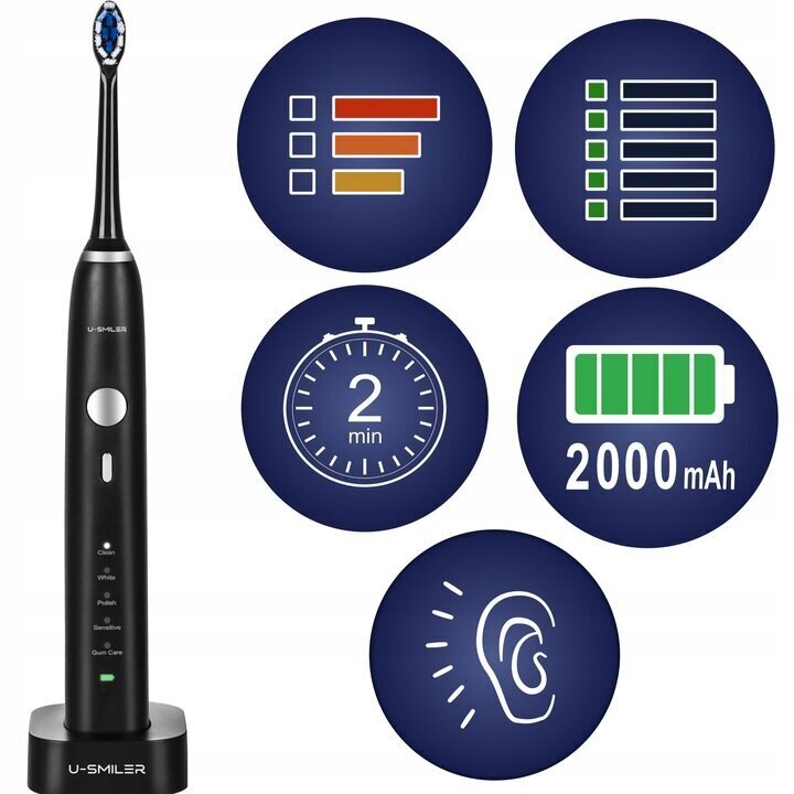 U-Smiler Sonic H6P hind ja info | Elektrilised hambaharjad | kaup24.ee