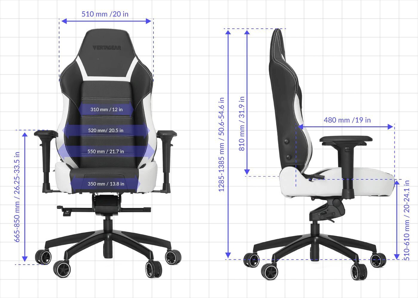 Mänguritool Vertagear VG-PL5000, must hind ja info | Kontoritoolid | kaup24.ee