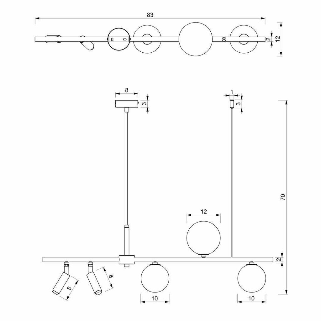 Sirio rippvalgusti hind ja info | Rippvalgustid | kaup24.ee