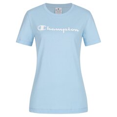 Champion T-särk naistele 114911, sinine цена и информация | Женские футболки | kaup24.ee