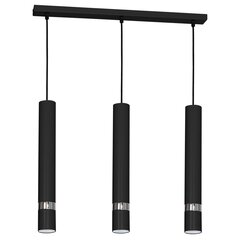 подвесной светильник, 3xgu10, черный цена и информация | Люстры | kaup24.ee