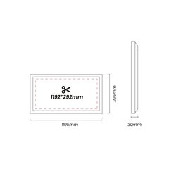 светодиодная панель, 40w 4000k цена и информация | Настенные светильники | kaup24.ee