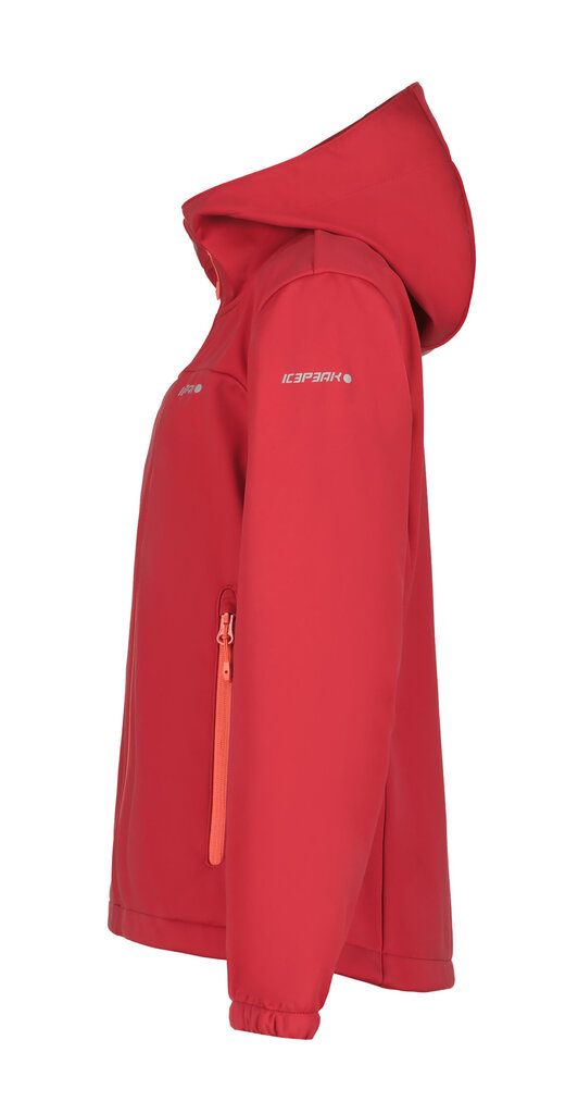 Icepeak laste softshell jope KLEVE JR, vaarikapunane цена и информация | Tüdrukute joped ja mantlid | kaup24.ee