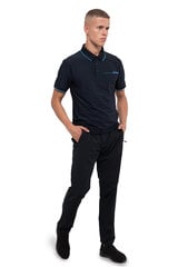Мужская рубашка-поло Luhta JAALANKA, темно-синий цвет цена и информация | Meeste T-särgid | kaup24.ee