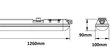 Hermeetiline IP65 lamp G.Lux GX-WF-3 1X36W hind ja info | Laelambid | kaup24.ee
