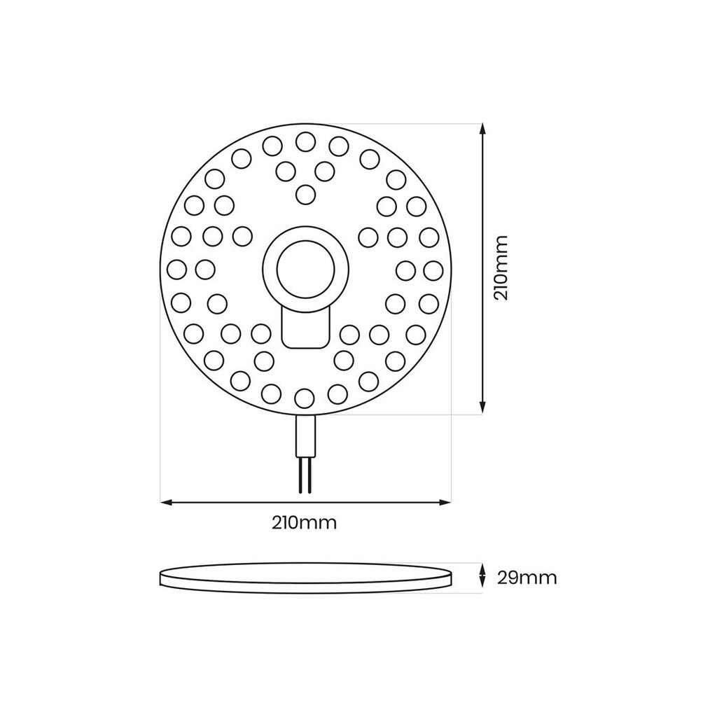 LED-moodul, 36w 4000k fi210 hind ja info | Rippvalgustid | kaup24.ee