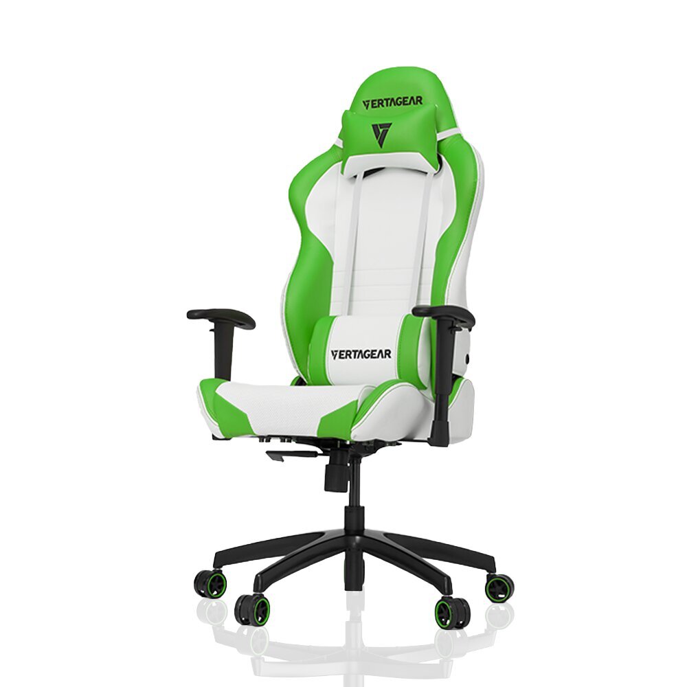 Mänguritool Vertagear VG-SL2000, valge/roheline hind ja info | Kontoritoolid | kaup24.ee