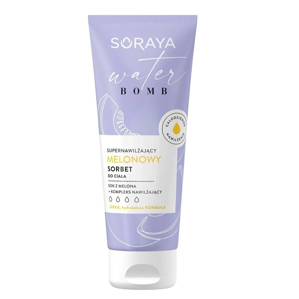 Keha sorbett "Soraya" Veepomm, melon, 200 ml hind ja info | Kehakreemid, losjoonid | kaup24.ee