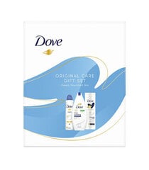 Набор подарочный «Dove» Original Care дезодорант-спрей, 150 мл+гель для душа, 250мл+лосьон для тела, 250мл цена и информация | Масла, гели для душа | kaup24.ee