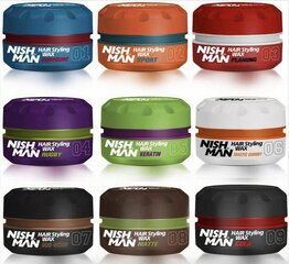 Воск для волос Nishman Styling Wax 02 Sport, 150 ml цена и информация | Средства для укладки волос | kaup24.ee